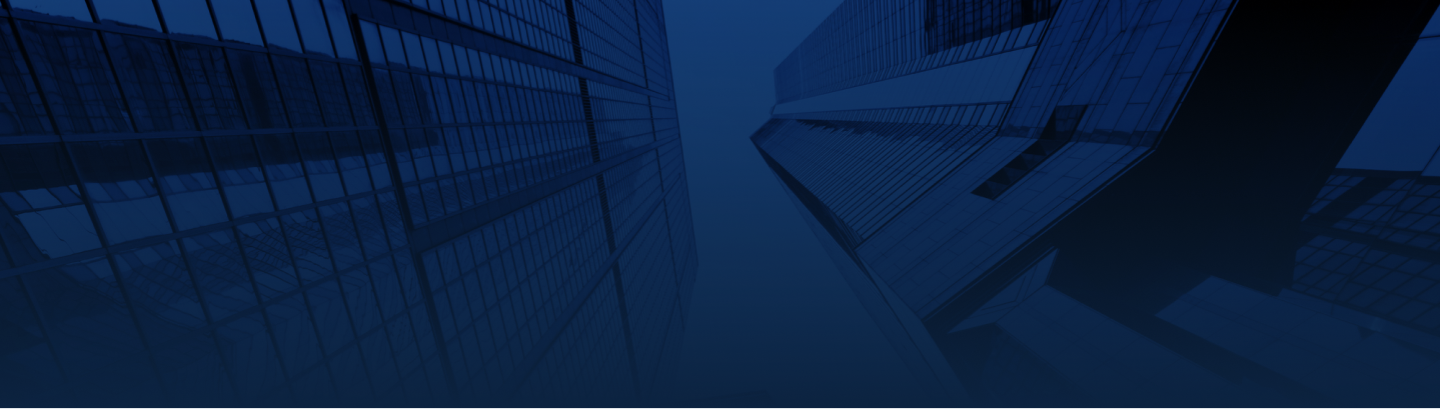 An image of a skyscraper in the dark.
